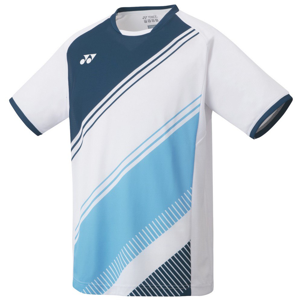 Yonex French National Team Short Sleeve T-shirt Blanc XL Homme