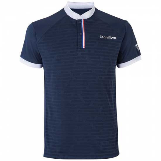 Tecnifibre Polo à Manches Courtes F3 10-12 Years Navy
