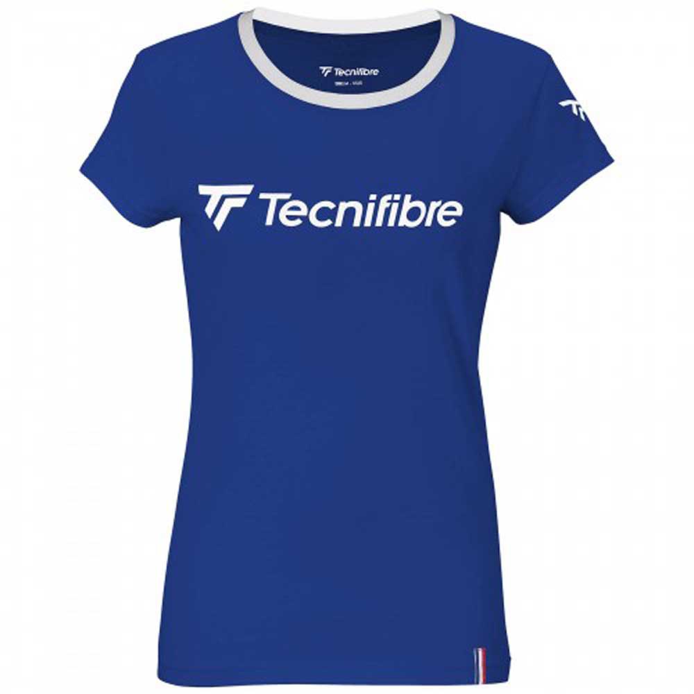 Tecnifibre Training Short Sleeve T-shirt Bleu XL