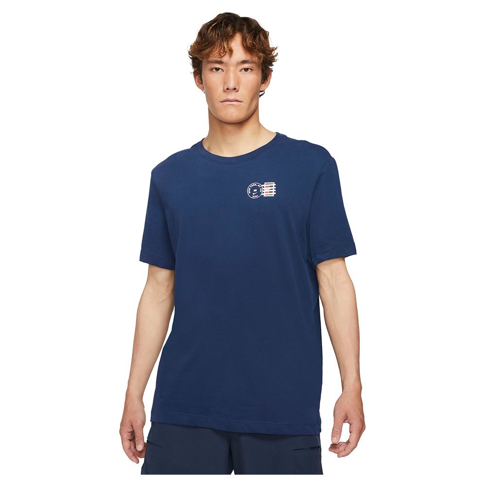 Nike Court Dri Fit Rafa Seasonal Short Sleeve T-shirt Bleu S
