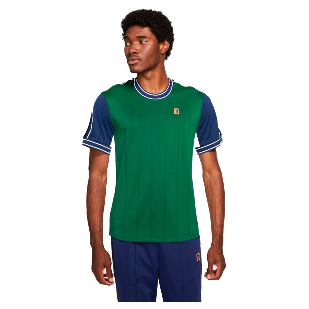 Nike T-shirt à Manches Courtes Court Dri Fit Slam S Gorge Green / Binary Blue / White