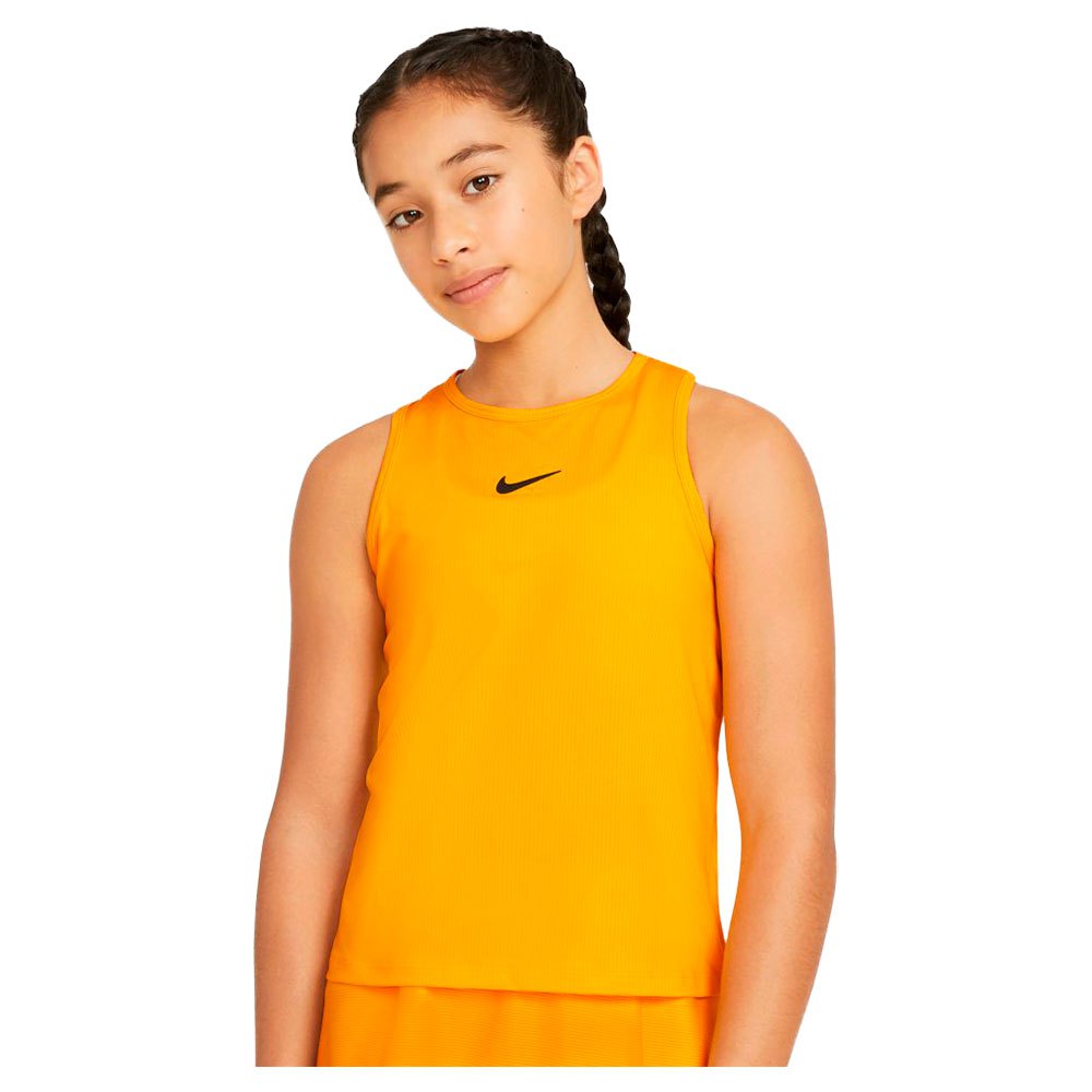 Nike Court Dri Fit Victory Sleeveless T-shirt Jaune 12-13 Years