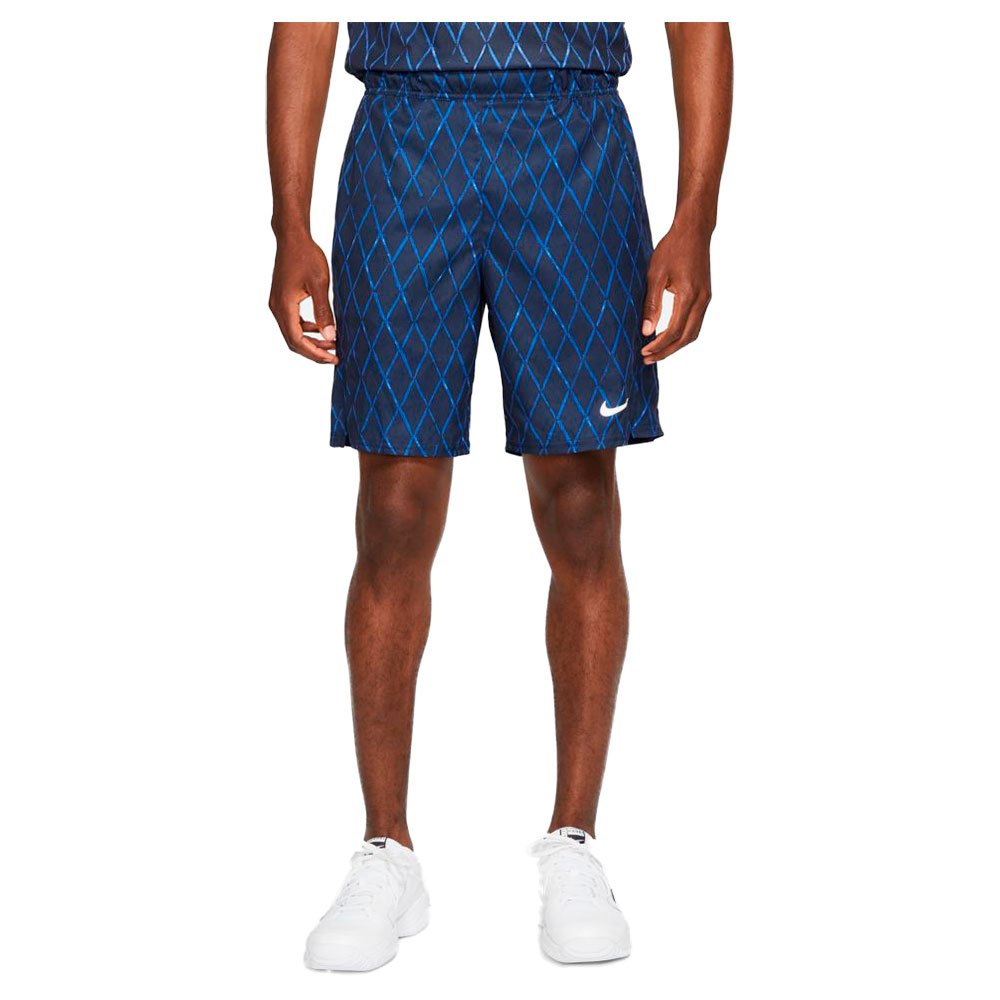 Nike Dri Fit Victory 9´´ Printed Shorts Bleu S Homme
