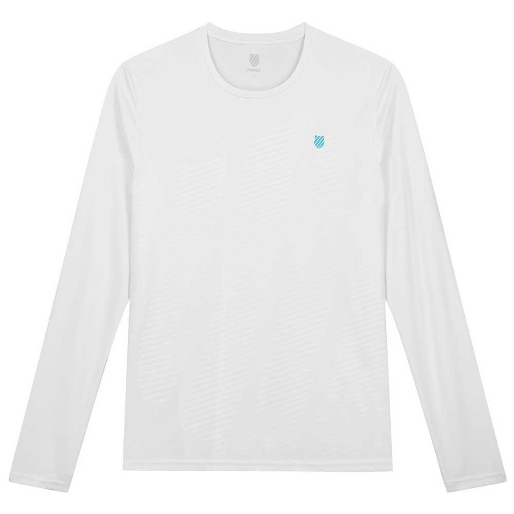 K-swiss Hypercourt Long Sleeve T-shirt Blanc L Femme