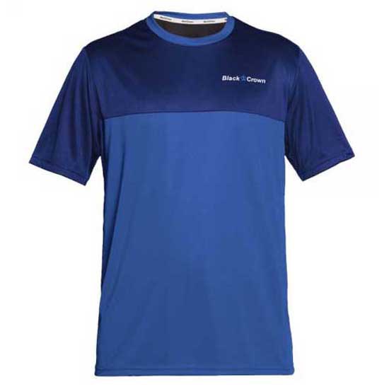 Black Crown Florencia Short Sleeve T-shirt Bleu S Homme