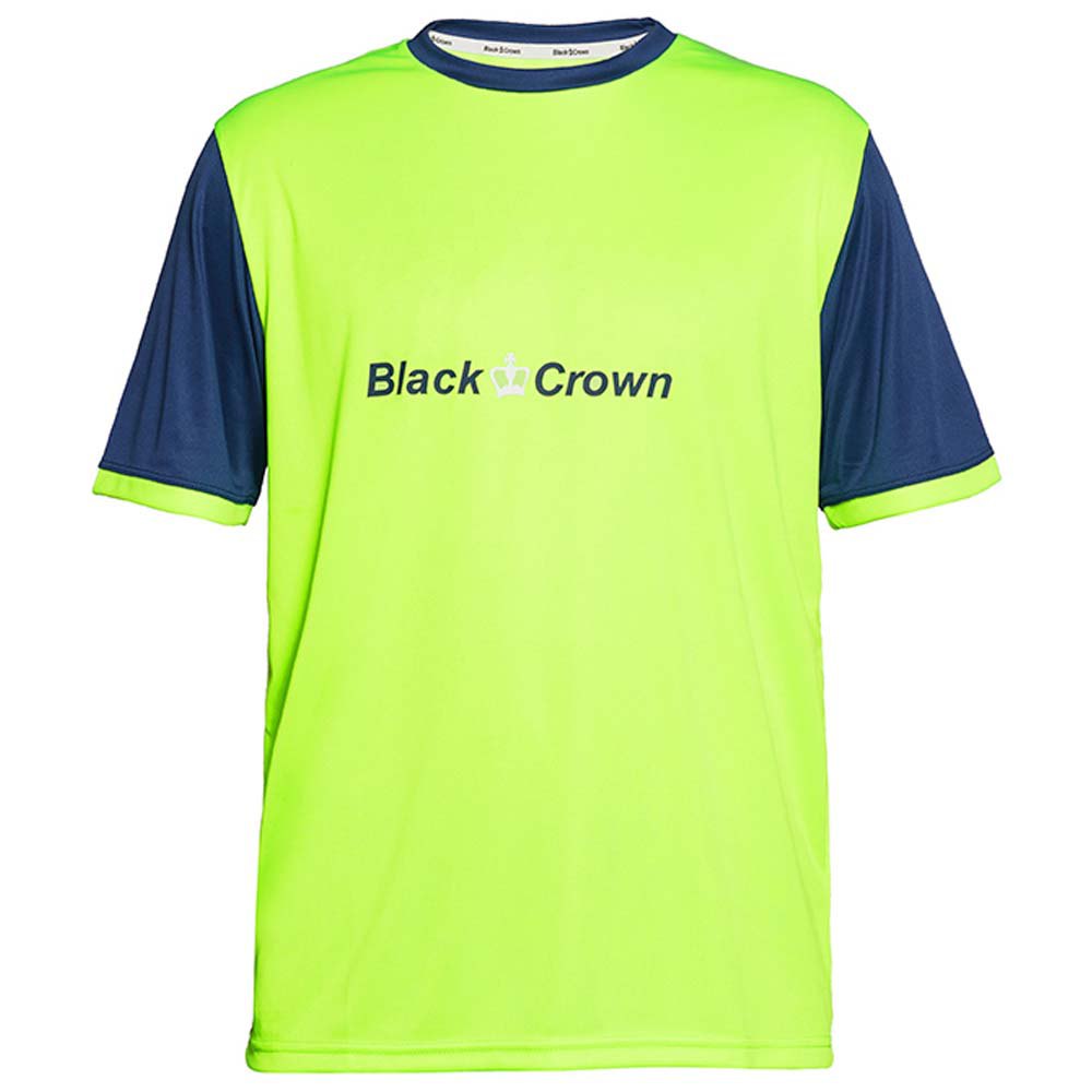 Black Crown Milan Short Sleeve T-shirt Jaune S Homme