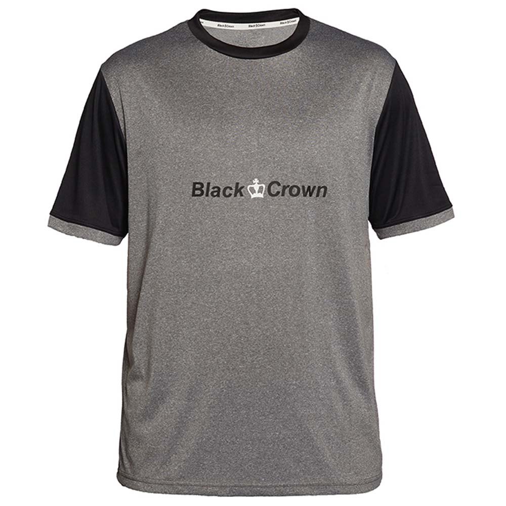 Black Crown Milan Short Sleeve T-shirt Gris S Homme