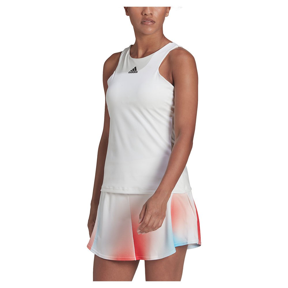 Adidas Sleeveless T-shirt Blanc XL Femme