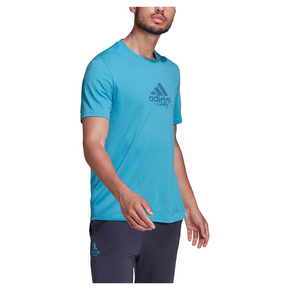 Adidas Ten Game Graphic Short Sleeve T-shirt Bleu XL Homme