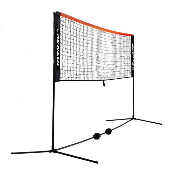 Dunlop Filet De Tennis Mini Badminton / 3 m Orange / Black