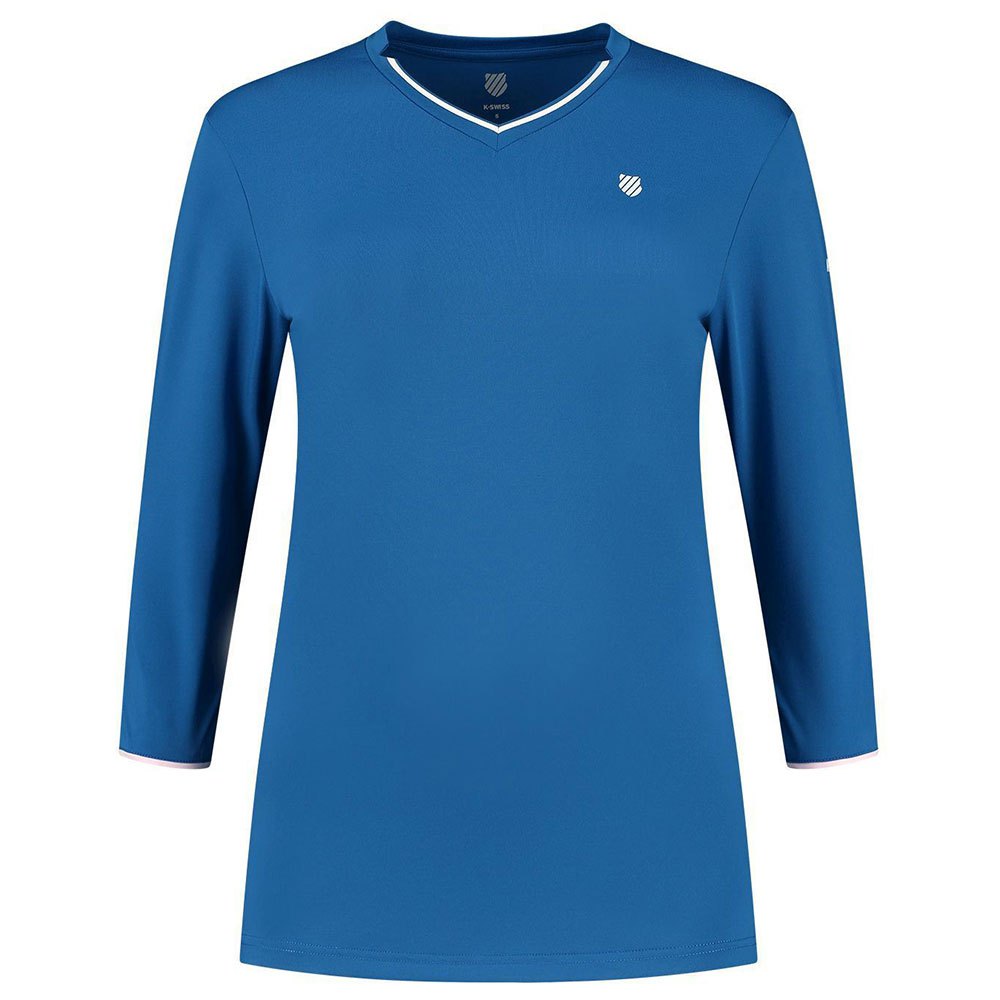 K-swiss Hypercourt 2 Long Sleeve T-shirt Bleu XL Homme