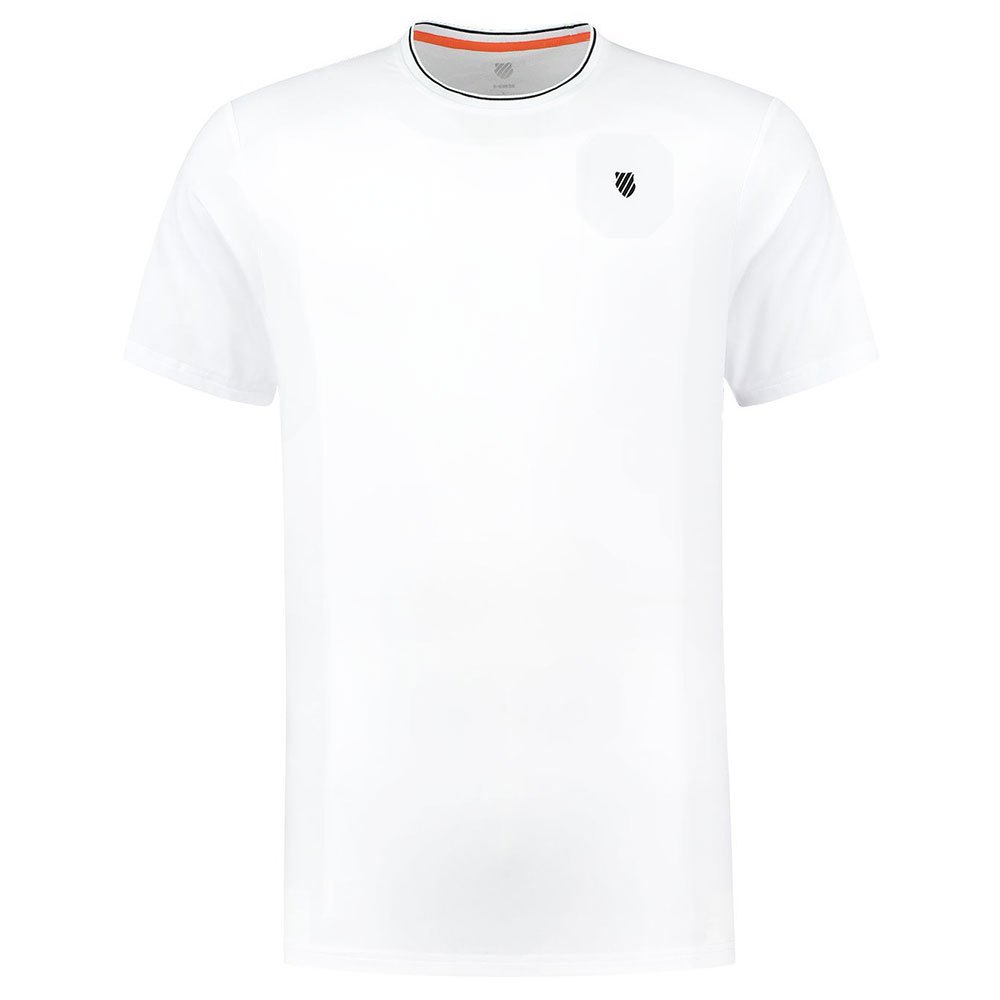 K-swiss Hypercourt Mesh Crew Short Sleeve T-shirt Blanc XL Homme