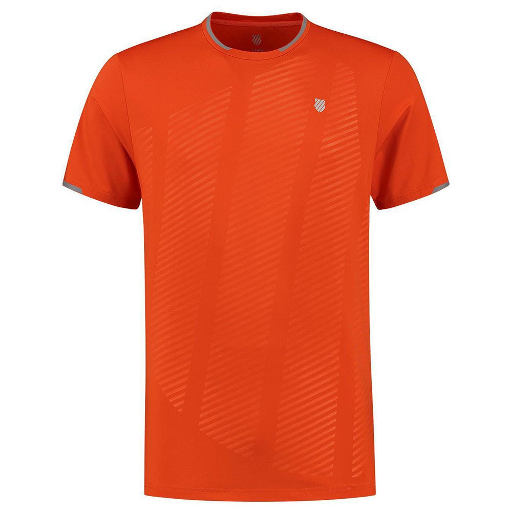 K-swiss Hypercourt Shield 2 Crew Short Sleeve T-shirt Orange XL Homme