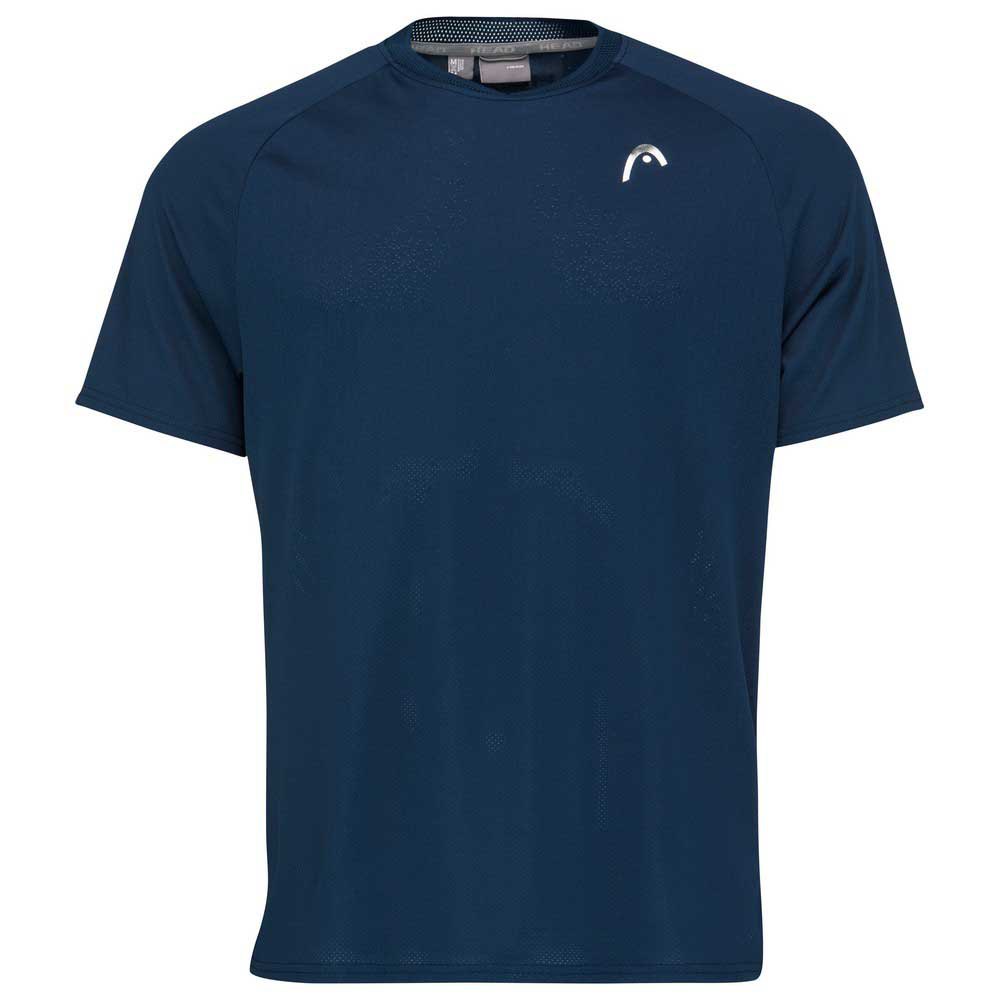 Head Racket Perf Short Sleeve T-shirt Bleu XL