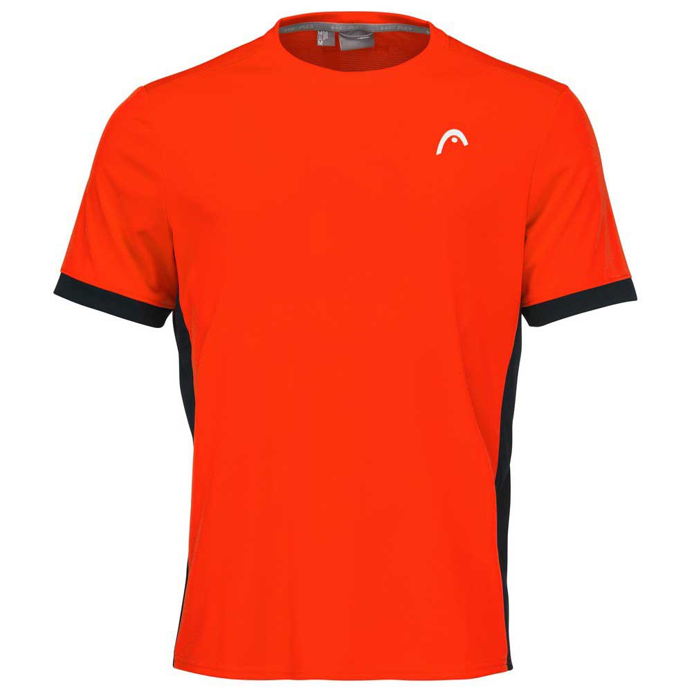 Head Racket Slice Short Sleeve T-shirt Orange L