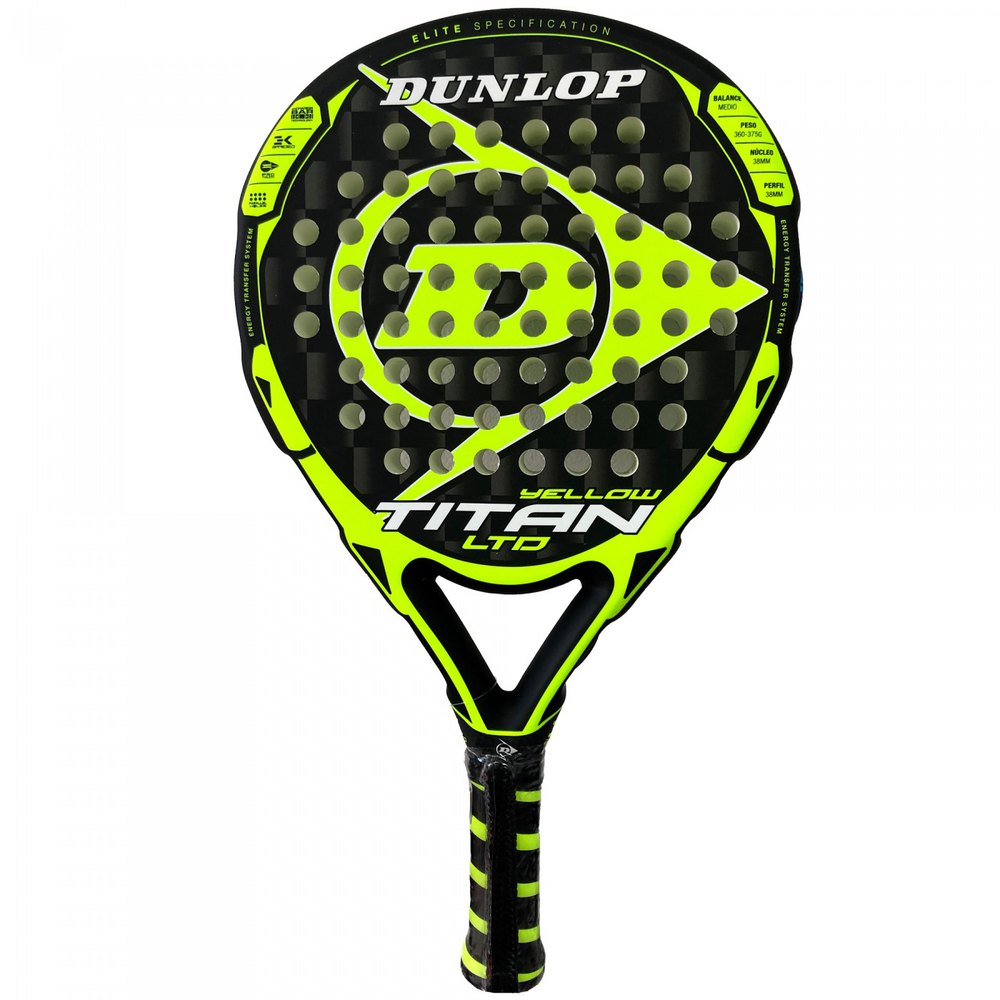 Dunlop Titan Ltd Padel Racket Noir