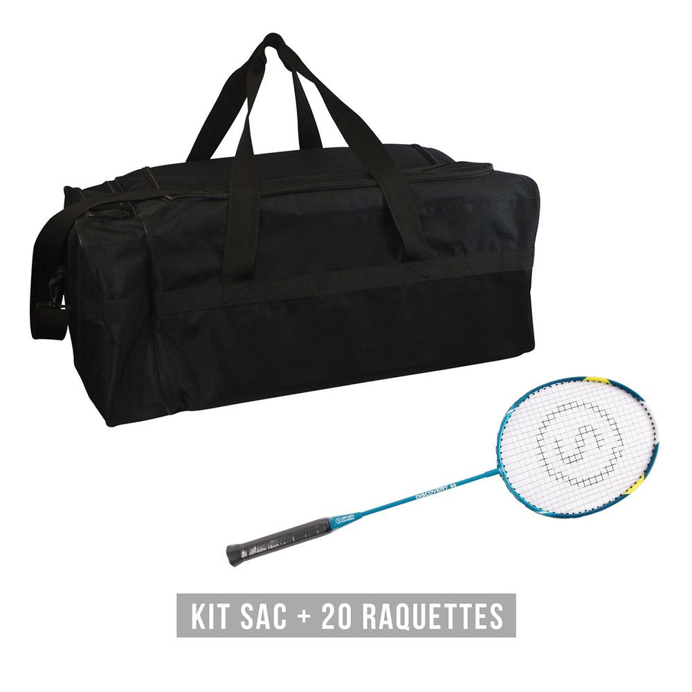 Sporti France Racquet Kit (bag + 20 Racquets) Discovery 66 Noir