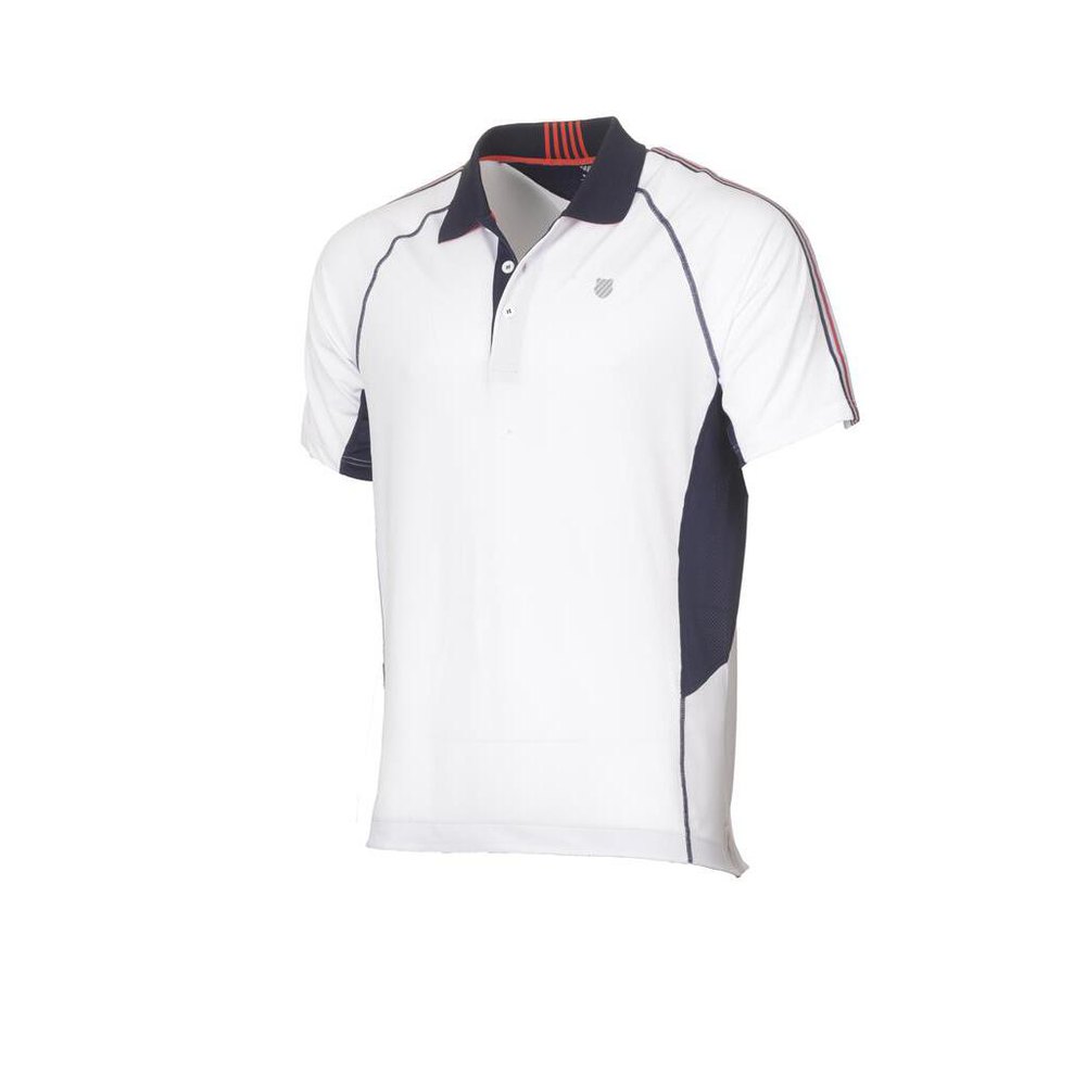 K-swiss Polo Shirt Heritage Blanc XS
