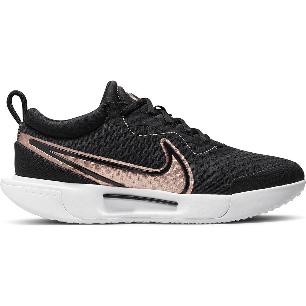 Nike Des Chaussures Court Zoom Pro Hc EU 35 1/2 Black / Mtlc Red Bronze / White