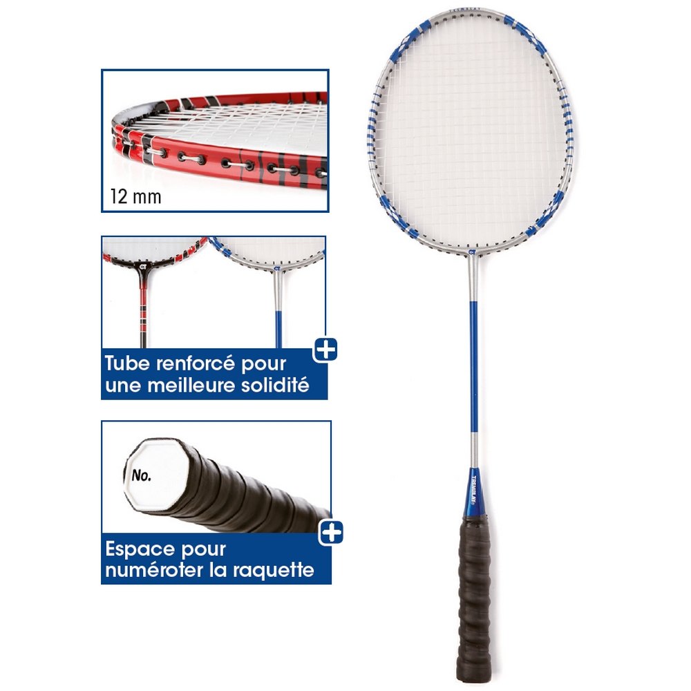Tremblay High School Badminton Racket Gris