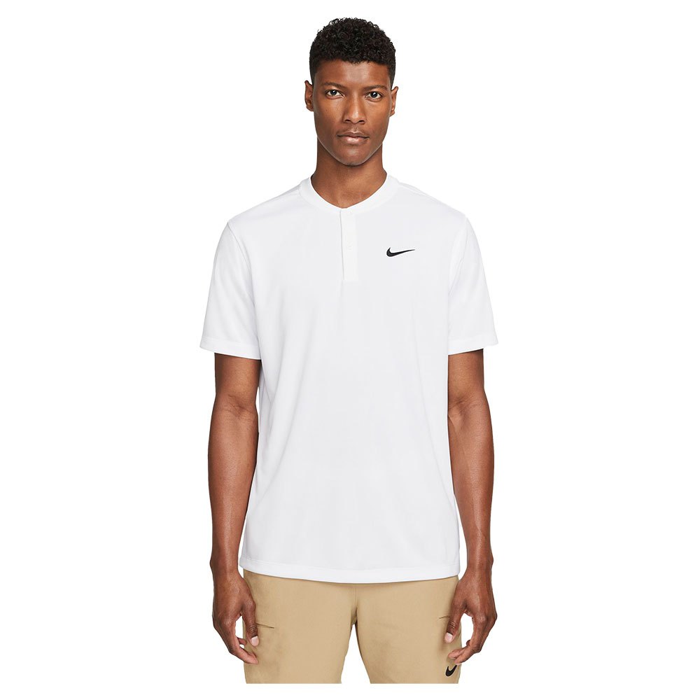 Nike Court Dri Fit Short Sleeve Polo Blanc M Homme