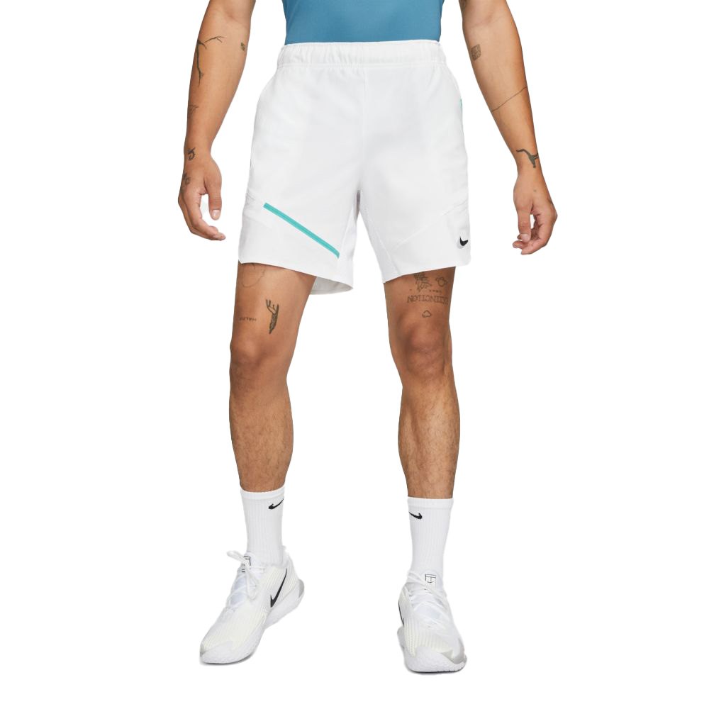 Nike Shorts Court Slam XL White / White / Washed Teal / Black