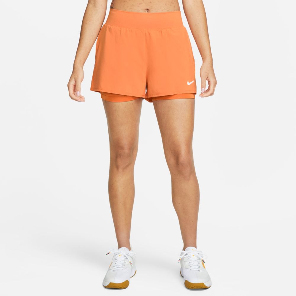 Nike Shorts Court Victory XL Hot Curry / White