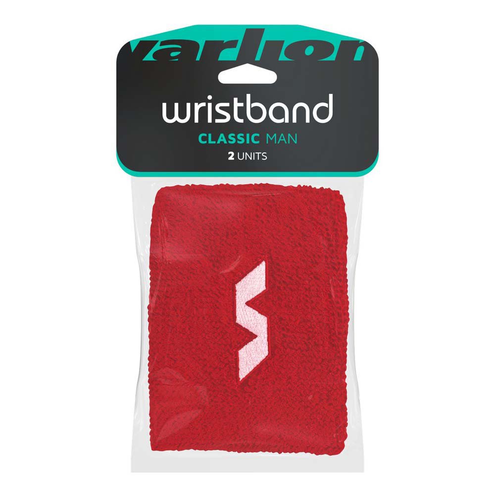 Varlion Classic Wristband 2 Units Rouge Homme