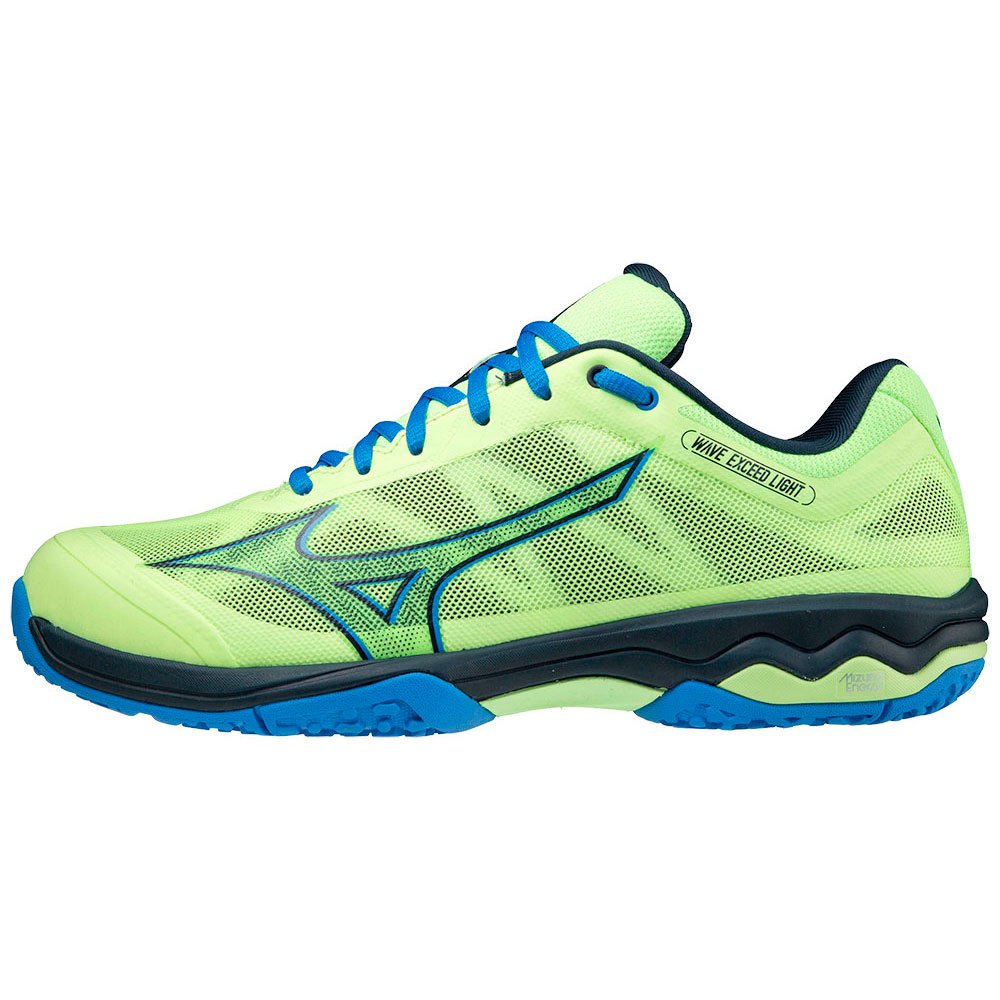 Mizuno Des Chaussures Wave Exceed Light EU 44 Neo Lime / Total Eclipse / Super Sonic