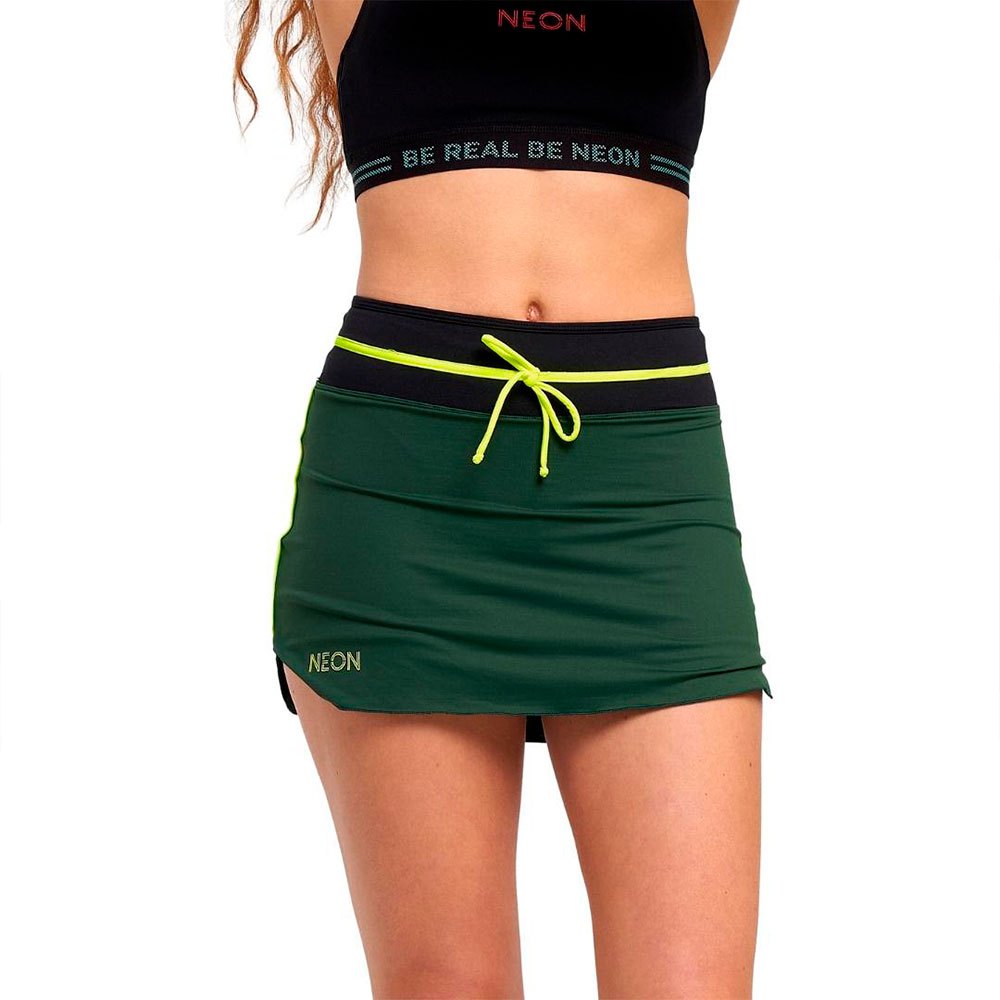Neon Style Evening Skirt Vert XL Femme