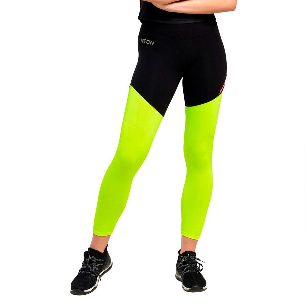 Neon Style Legging Yakout Evening S Yellow Fluo / Black / Pink Fluo / Blue Fluo