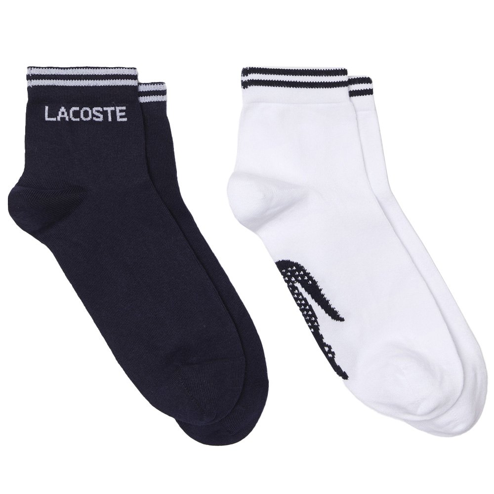 Lacoste Sport Pack Ra4187 Short Socks 3 Pairs Bleu EU 43-46 Homme