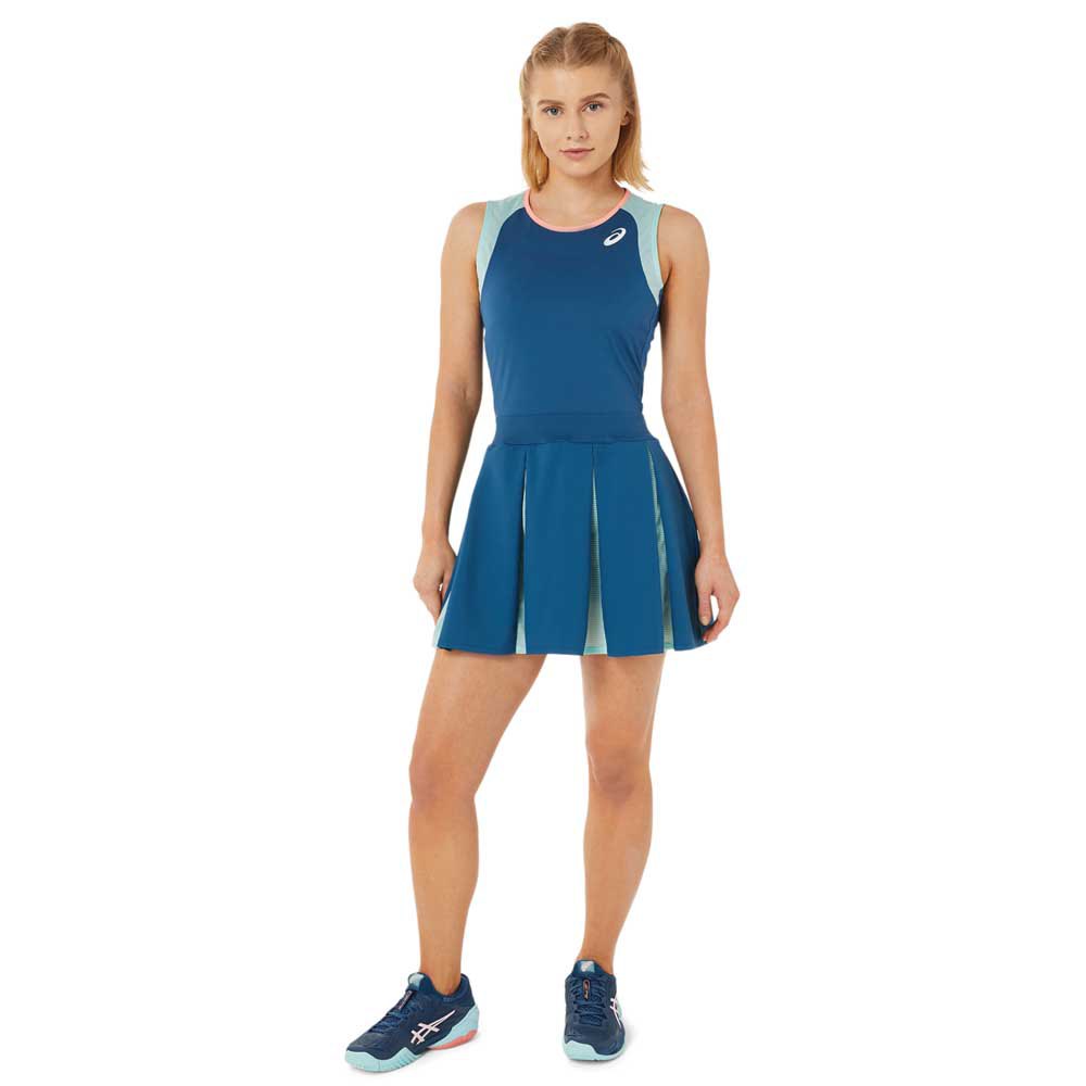 Asics Match Dress Bleu S Femme