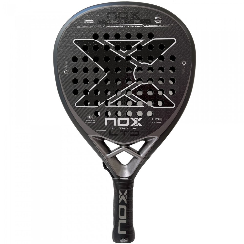Nox Ultimate Power Carbon Ltd Paddle Racket Noir