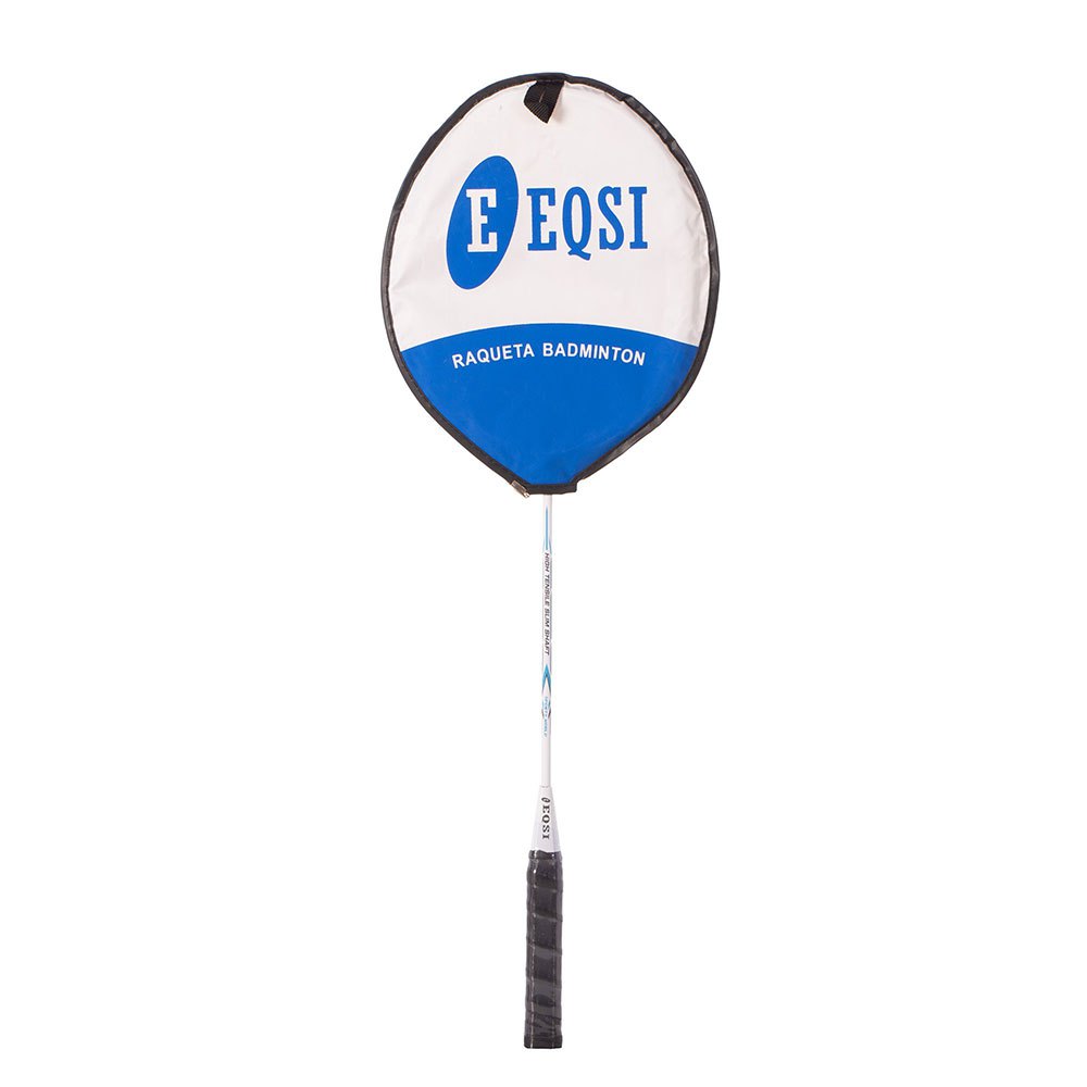 Eqsi Badminton Racket With Cover Blanc