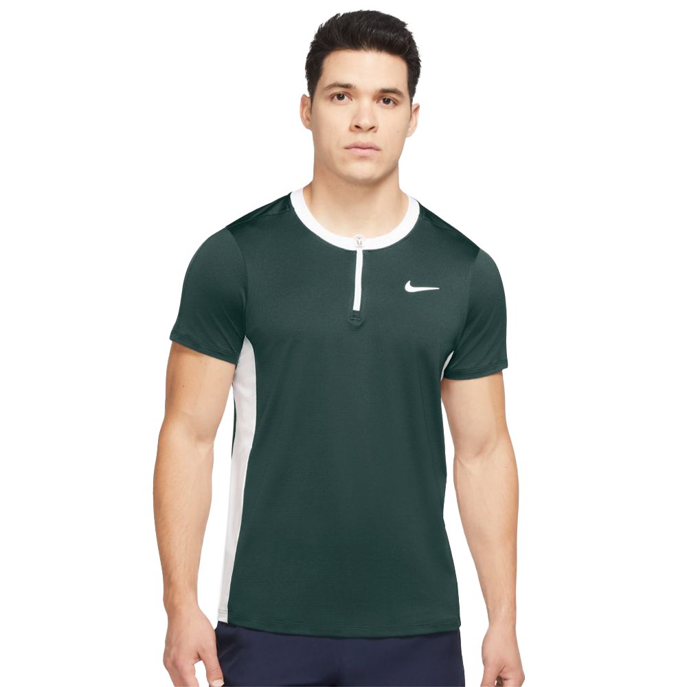 Nike Court Dri Fit Advantage Short Sleeve Polo Vert M Homme
