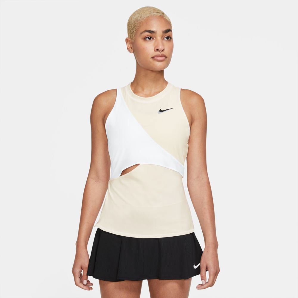 Nike Court Dri Fit Slam Sleeveless T-shirt Blanc S Femme