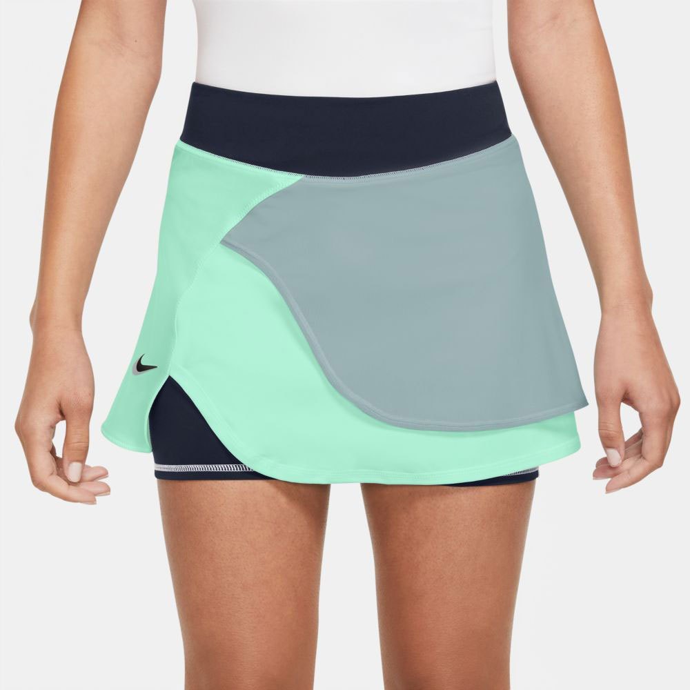 Nike Court Dri Fit Slam Straight Skirt Vert S Femme
