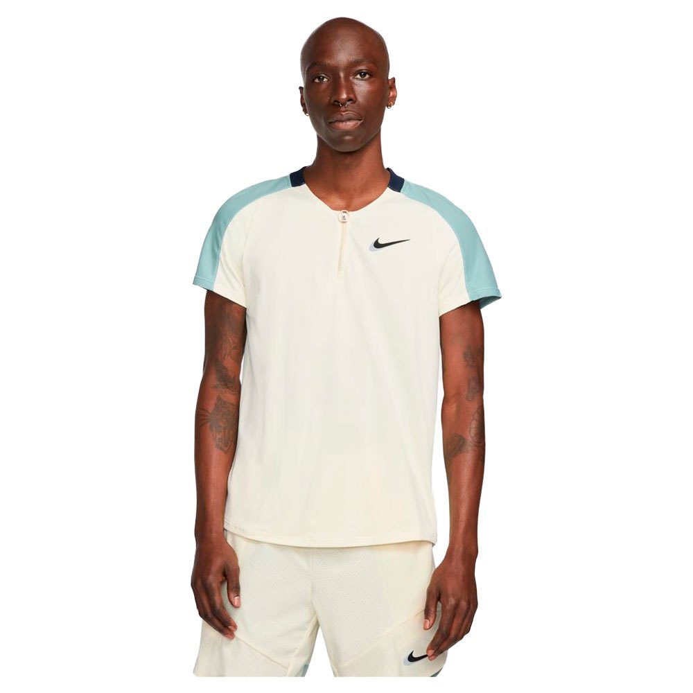 Nike Court Dri Fit Slam Ultimate Short Sleeve Polo Beige L