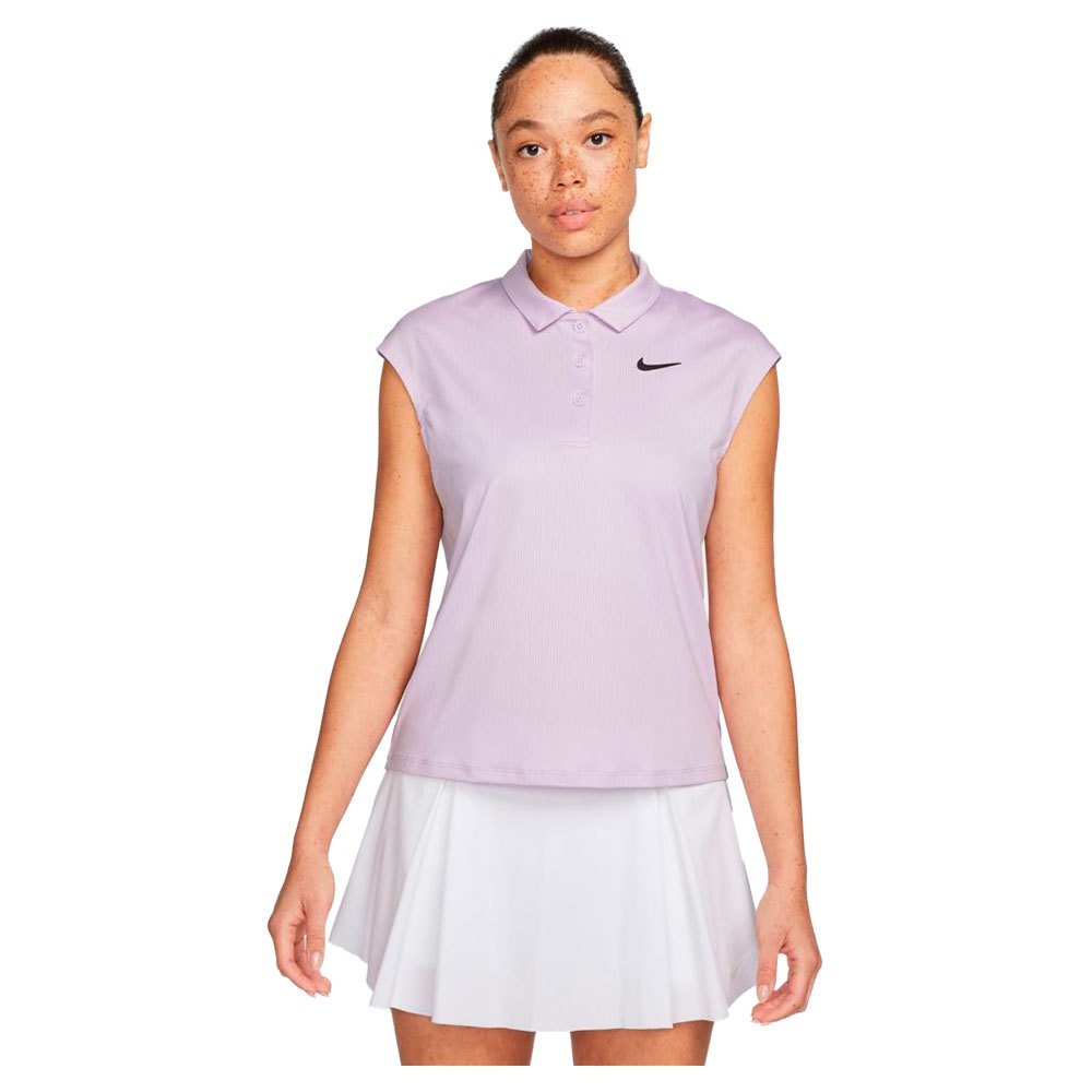 Nike Court Victory Short Sleeve Polo Rose S Femme