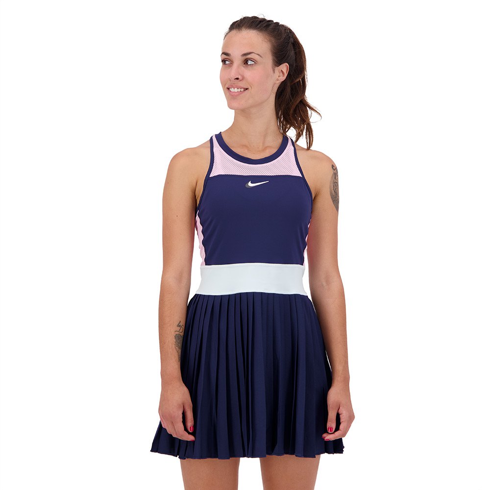 Nike Court Slam Dress Bleu M Femme