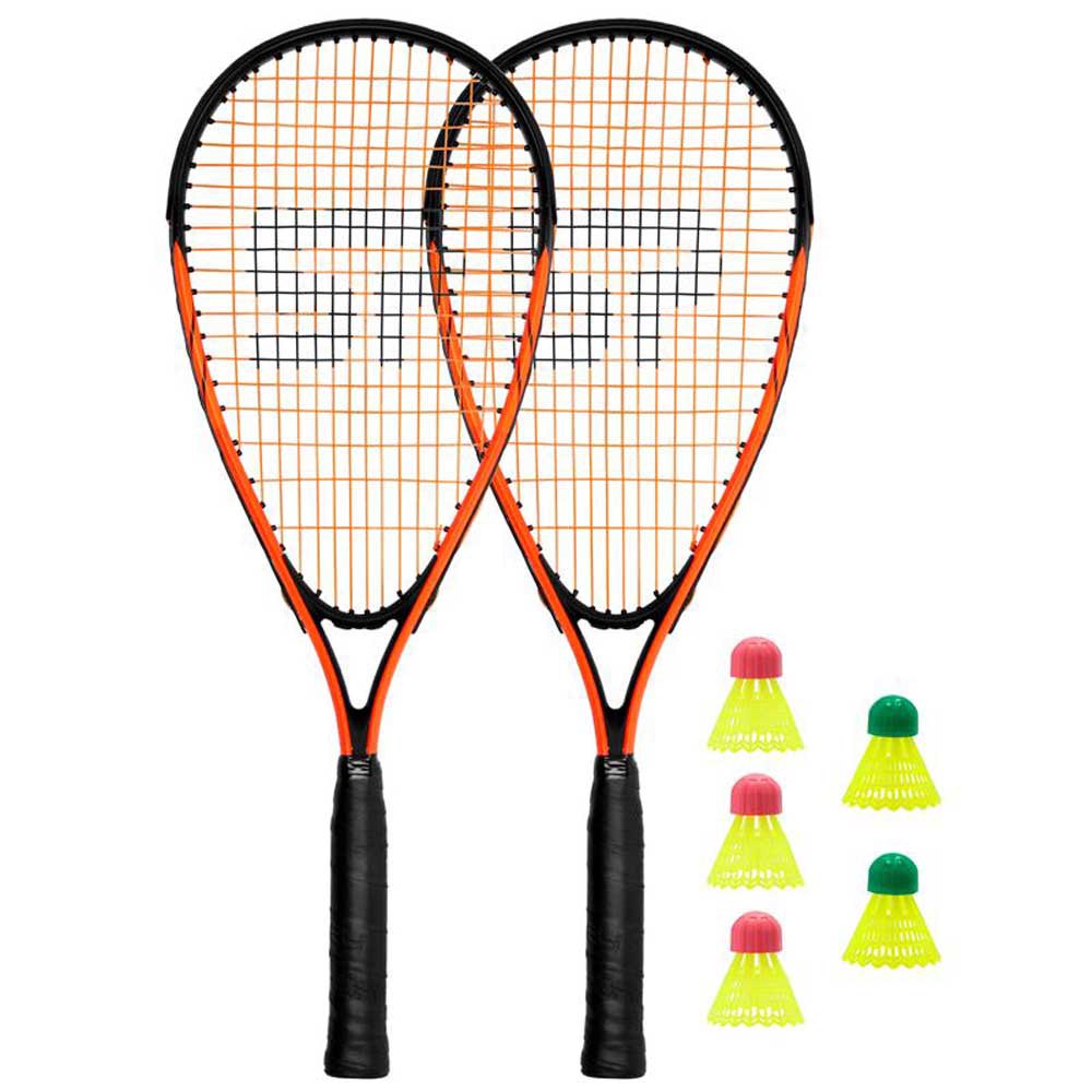 Spokey Spiky Badminton Racket 2 Units Orange