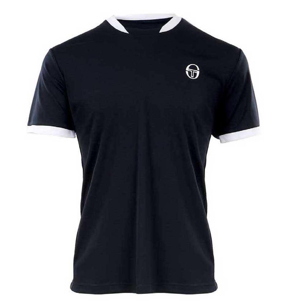 Sergio Tacchini Club Tech Short Sleeve T-shirt Noir L Homme