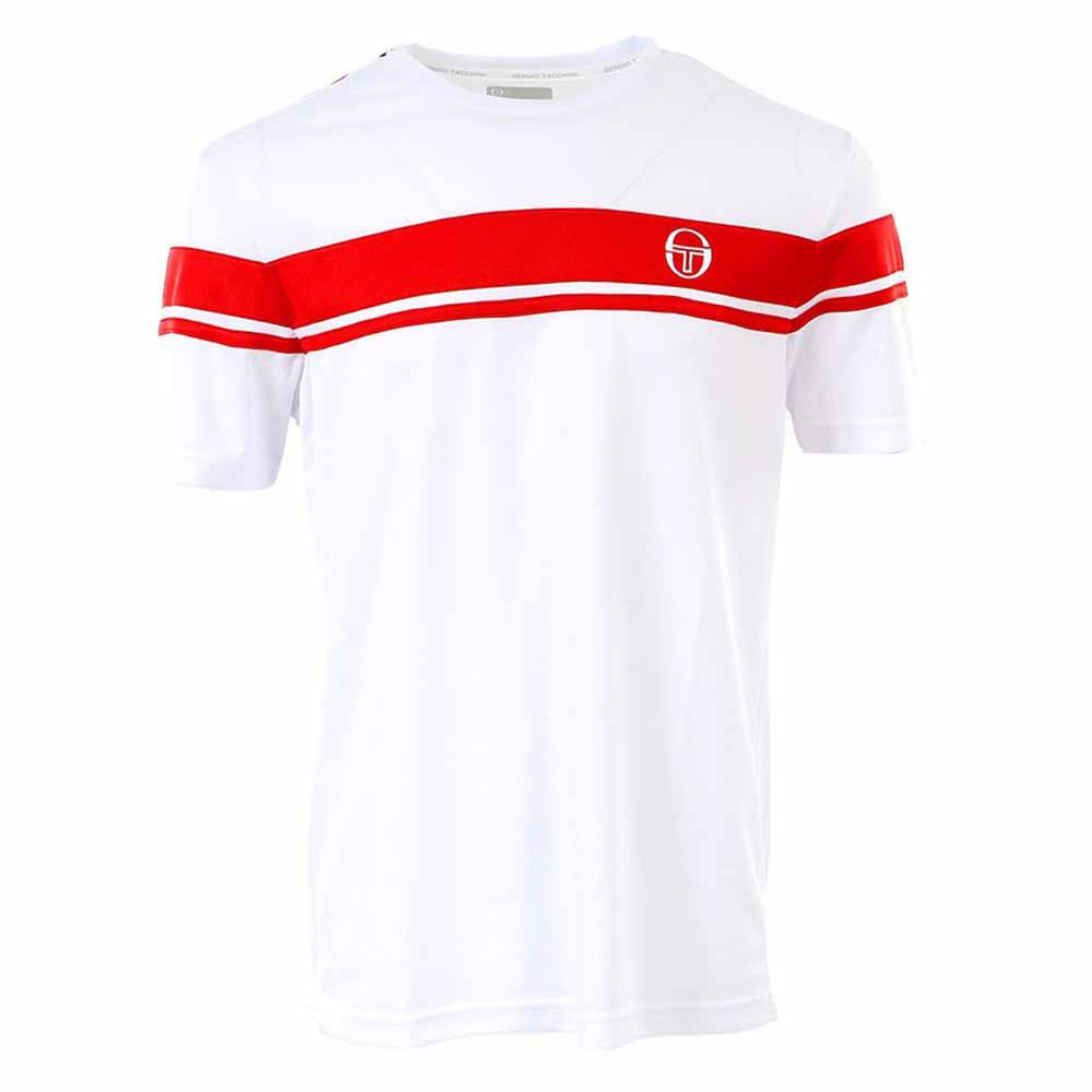 Sergio Tacchini Youngline Pro Short Sleeve T-shirt Blanc M Homme