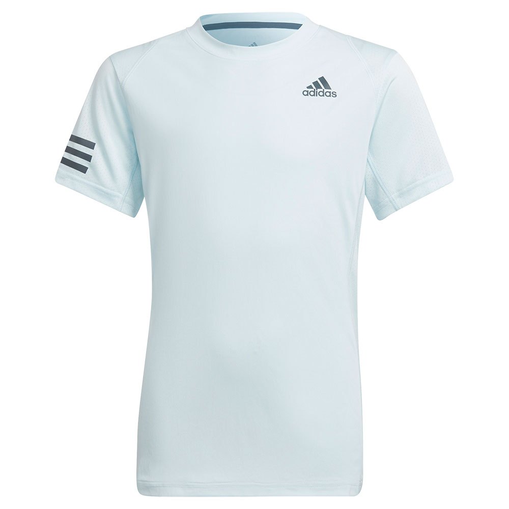 Adidas Club 3 Stripes Short Sleeve T-shirt Blanc 11-12 Years Garçon