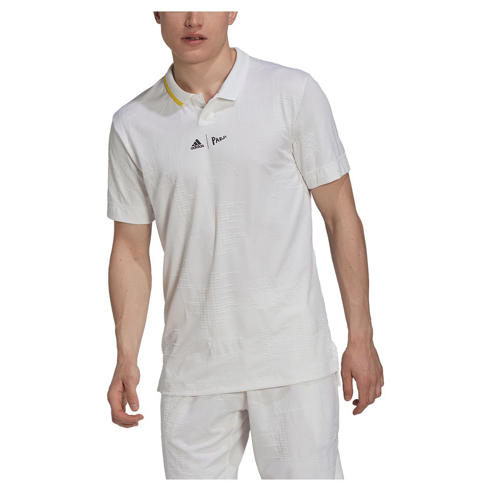 Adidas London Short Sleeve Polo Blanc S
