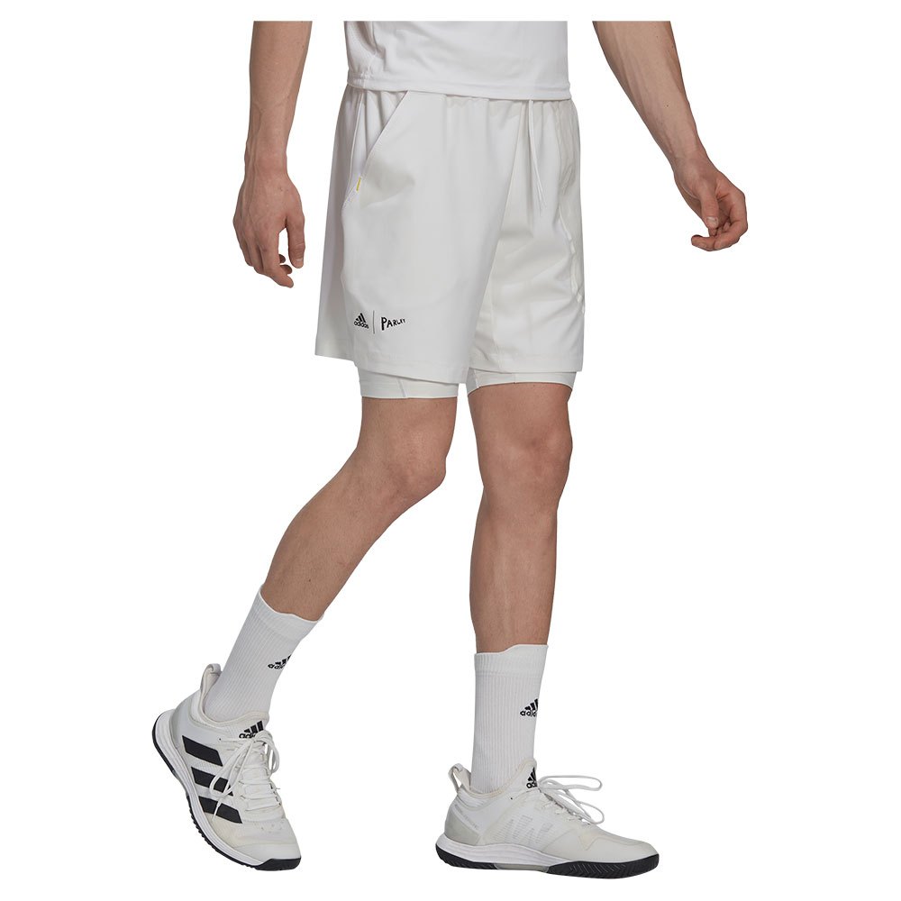 Adidas London Two-in-one 7´´ Shorts Blanc M