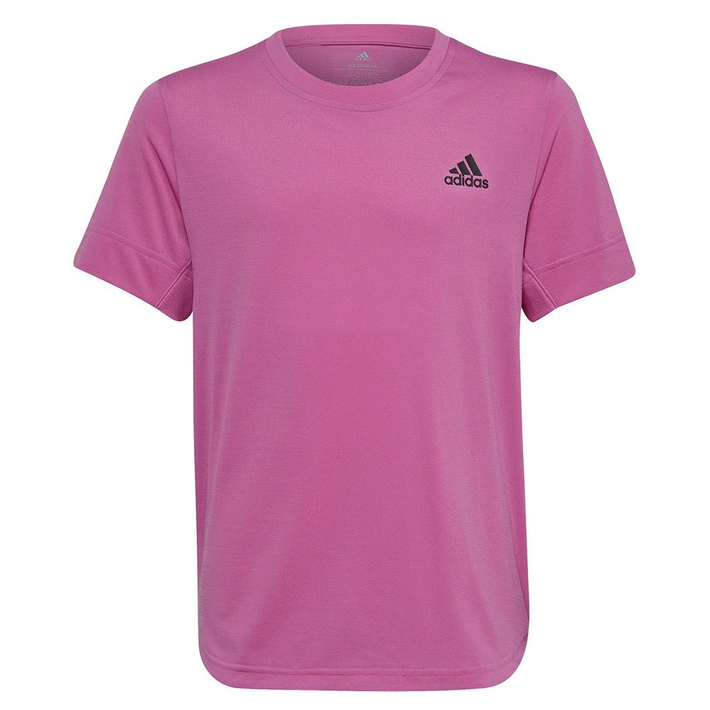 Adidas New York Freelift Short Sleeve T-shirt Violet 15-16 Years Garçon