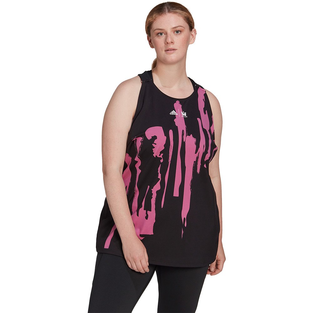 Adidas Ny In Sleeveless T-shirt Rose 3X Femme