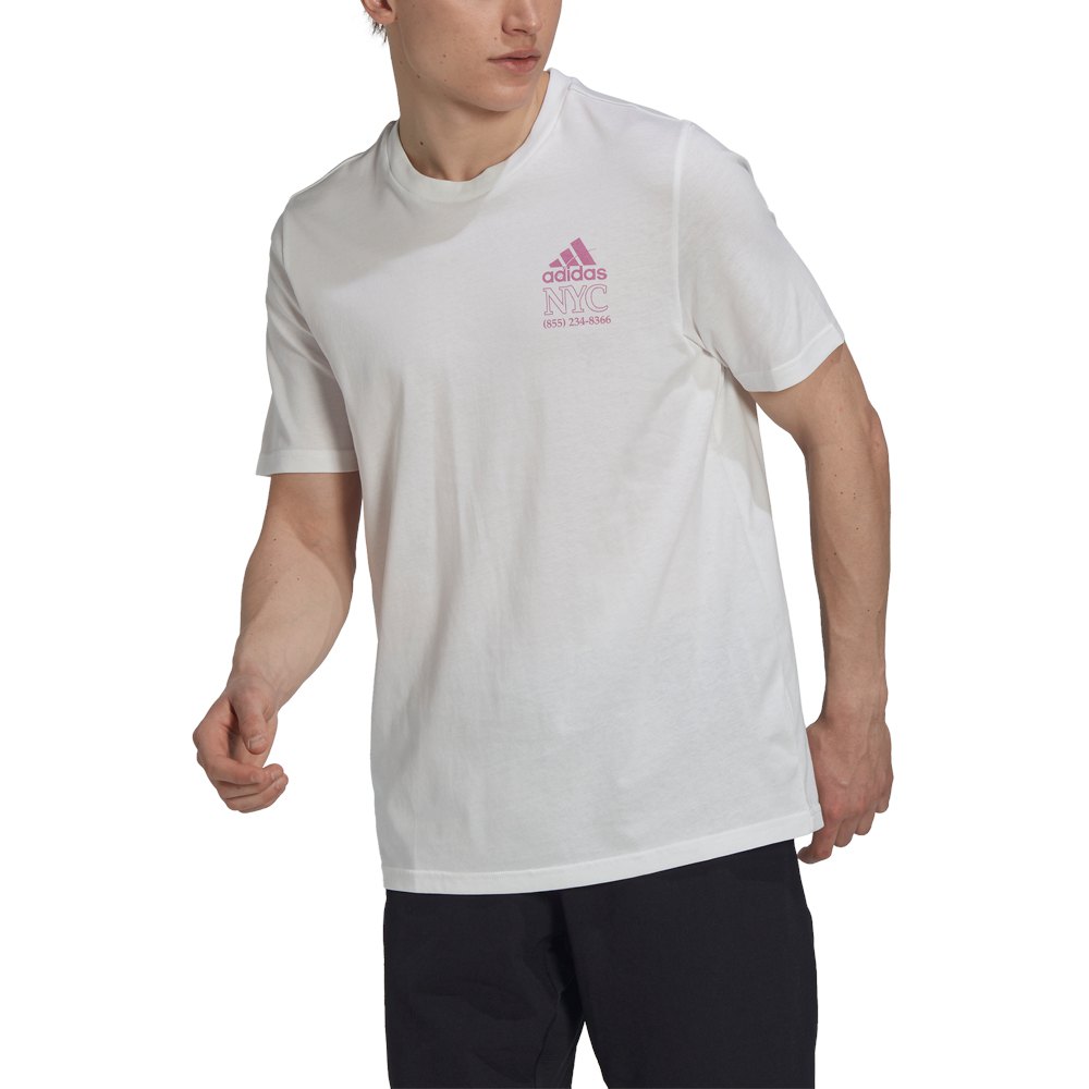 Adidas Tns Hc Short Sleeve T-shirt Blanc L Homme